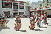 Ladakh - Cham masks dances at Phyang monastery 